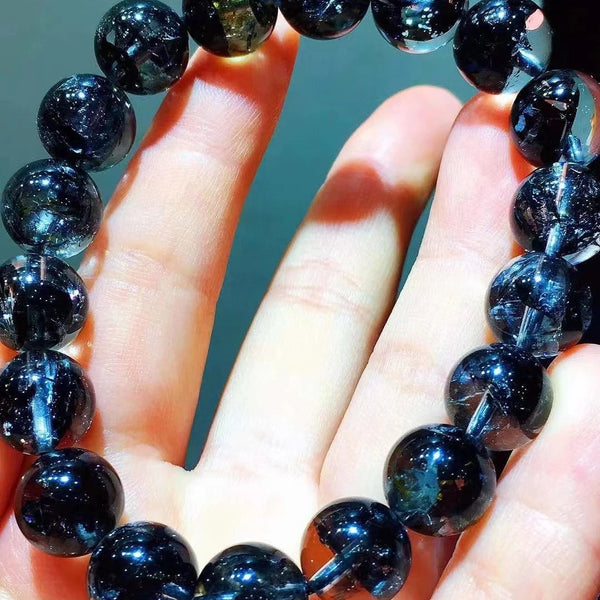 Black Rutilated Quartz Bracelet-ToShay.org