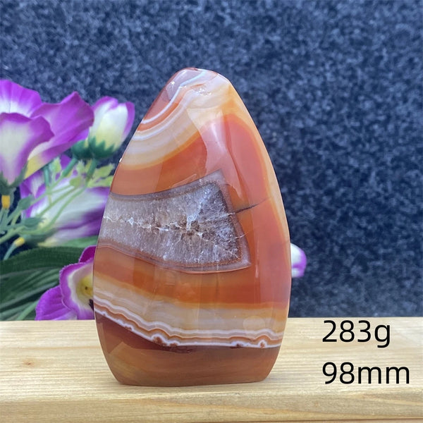 Red Lace Agate Flame-ToShay.org