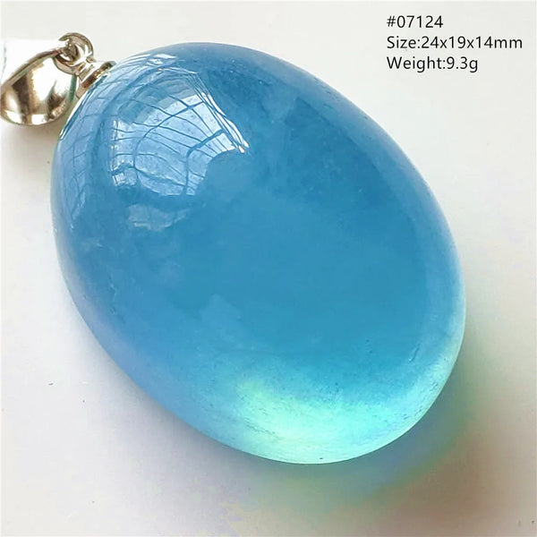 Blue Aquamarine Pendant-ToShay.org