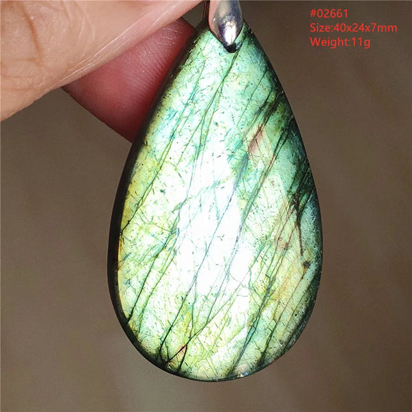 Blue Light Labradorite Pendant-ToShay.org