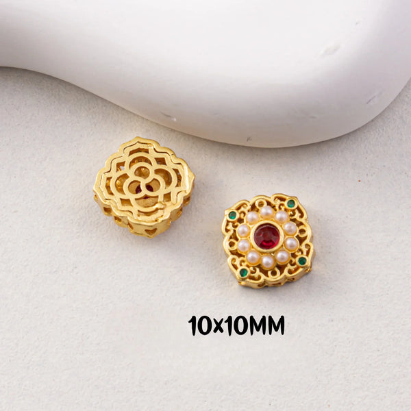 Gold Ruby Beads-ToShay.org