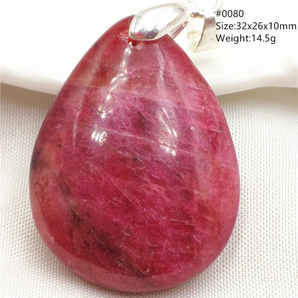 Red Rhodonite Pendant-ToShay.org