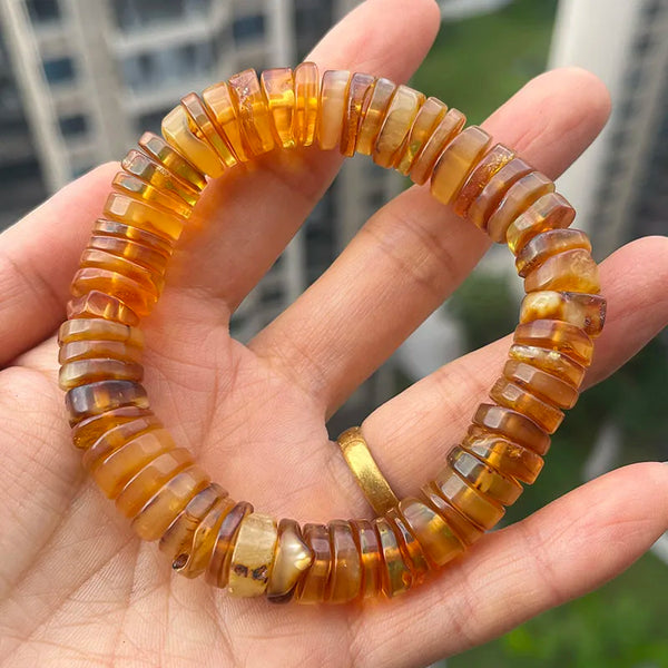 Yellow Amber Bracelet-ToShay.org