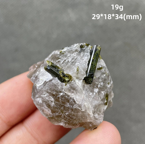 Green Tourmaline Crystal-ToShay.org