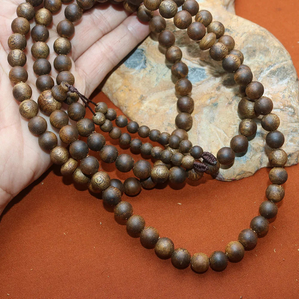 Wood Agarwood Mala Beads-ToShay.org