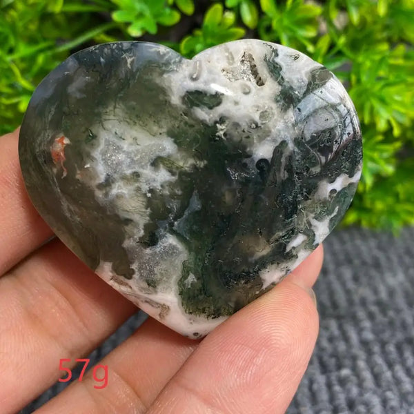 Green Moss Agate Heart-ToShay.org