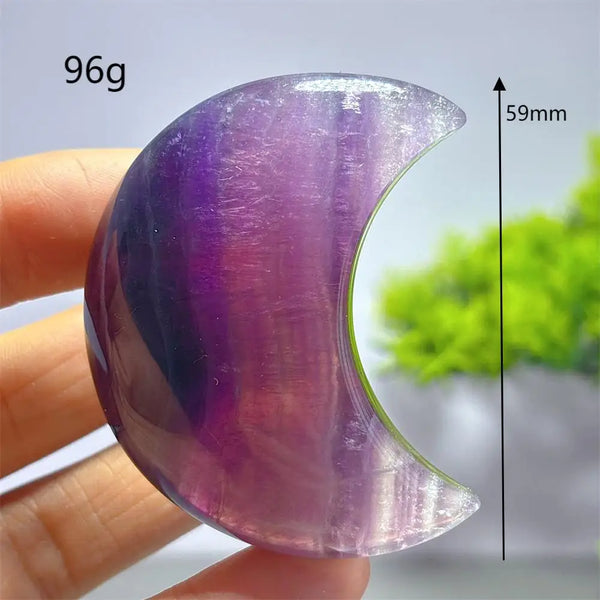 Rainbow Fluorite Moon-ToShay.org