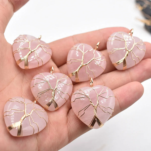 Mixed Crystal Tree Heart-ToShay.org