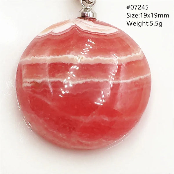 Red Rhodochrosite Pendant-ToShay.org