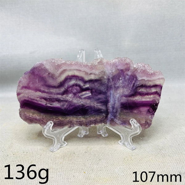 Purple Fluorite Rainbow Slice-ToShay.org