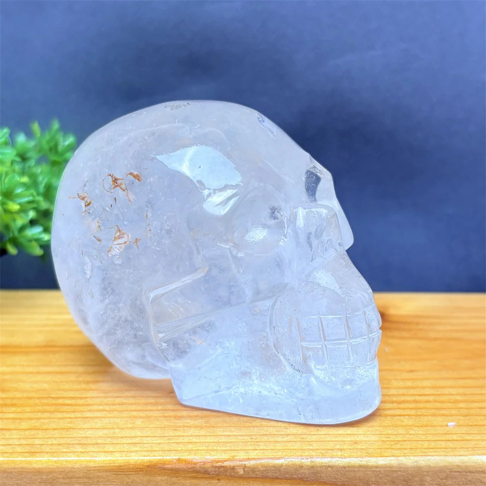 White Quartz Crystal Skull-ToShay.org
