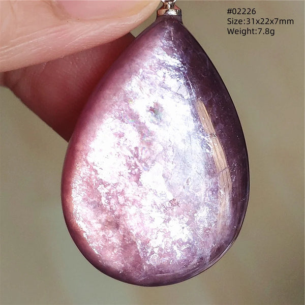 Purple Red Lepidolite Quartz-ToShay.org
