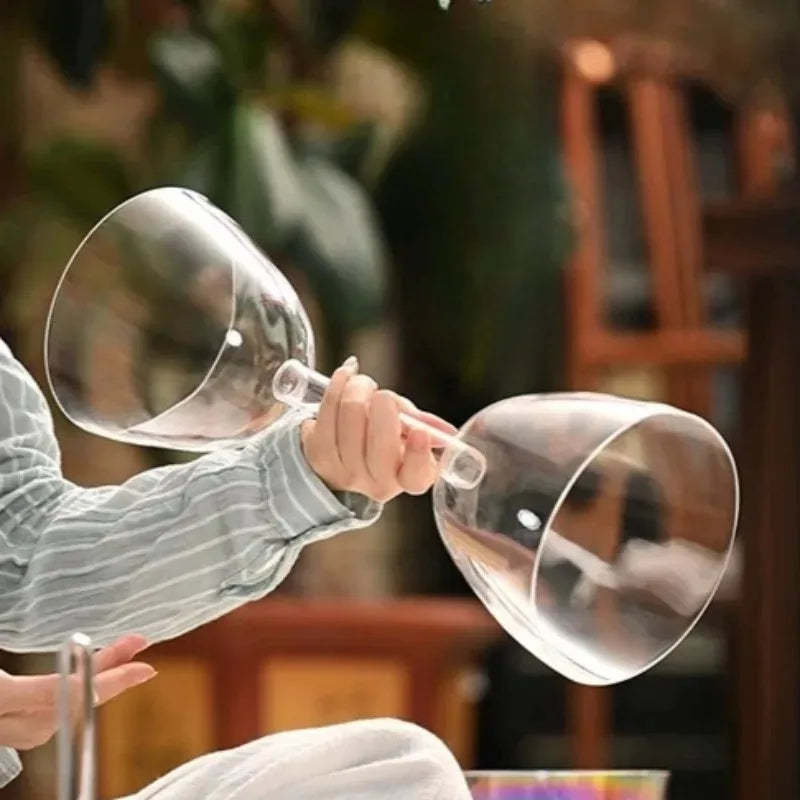 Clear Crystal Double Singing Bowl-ToShay.org