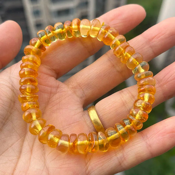 Yellow Amber Bracelet-ToShay.org