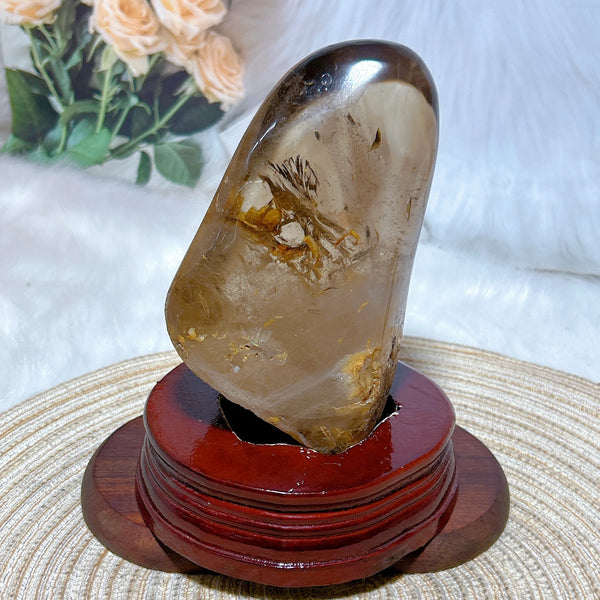 Smokey Rainbow Quartz Stone-ToShay.org