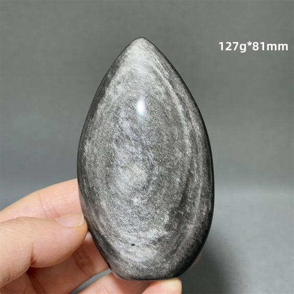 Silver Obsidian Torch-ToShay.org