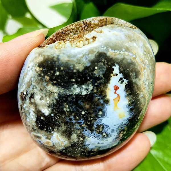 Ocean Jasper Palm Stone-ToShay.org