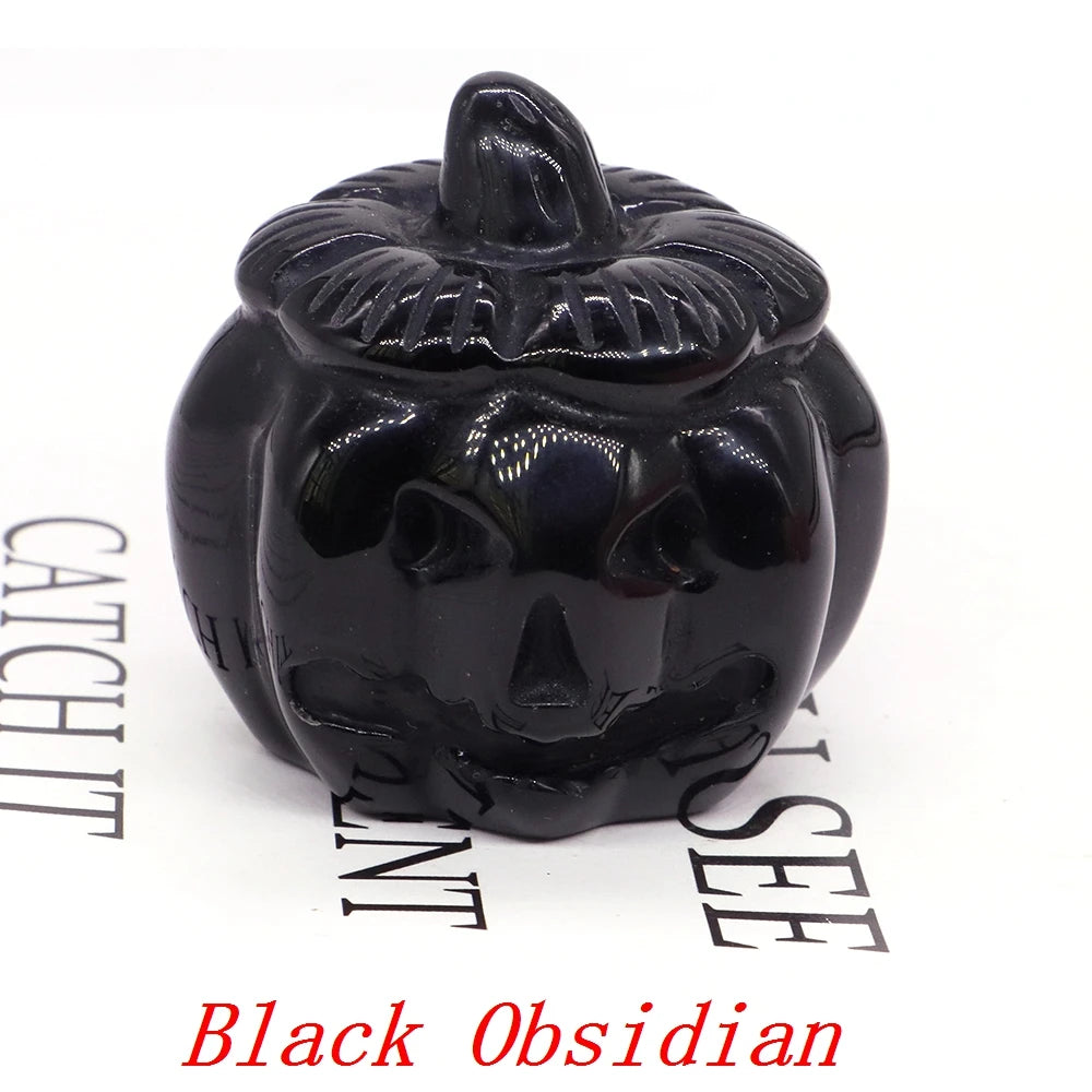 Mixed Crystal Pumpkin Face-ToShay.org