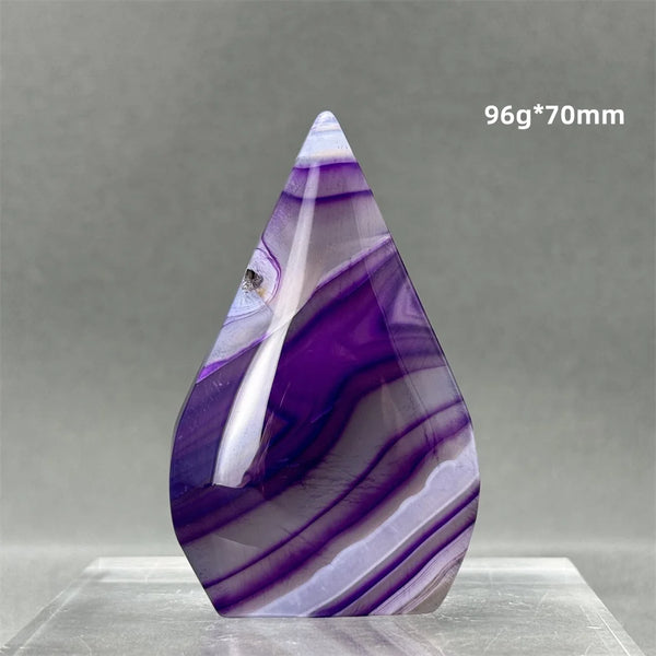 Purple Agate Torch-ToShay.org