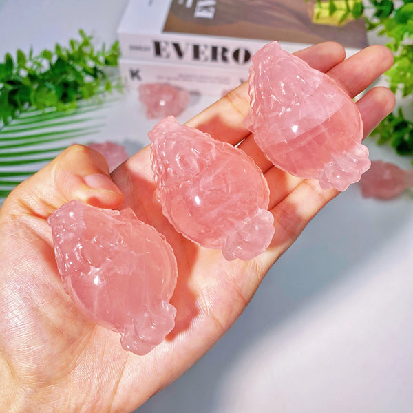 Pink Rose Quartz Dragon Turtle-ToShay.org