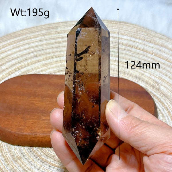 Smokey Rainbow Quartz Point-ToShay.org
