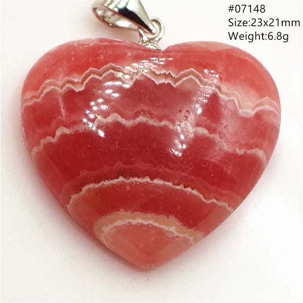 Red Rhodochrosite Pendant-ToShay.org