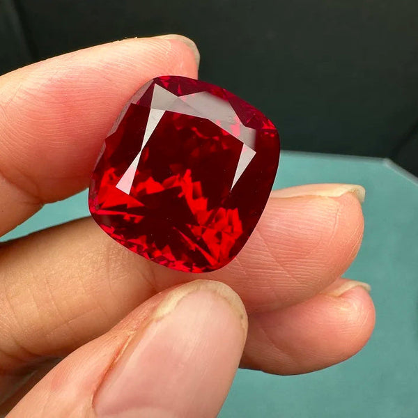 Red Ruby Cubic Zirconia-ToShay.org