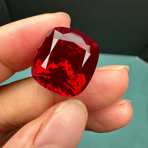Red Ruby Cubic Zirconia-ToShay.org