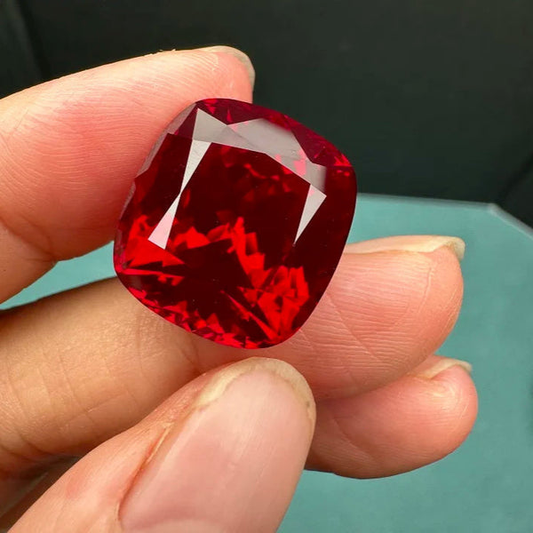 Red Crystal Cut Ruby-ToShay.org
