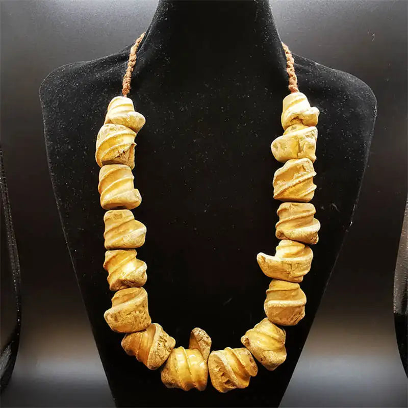 White Conch Shell Beads-ToShay.org