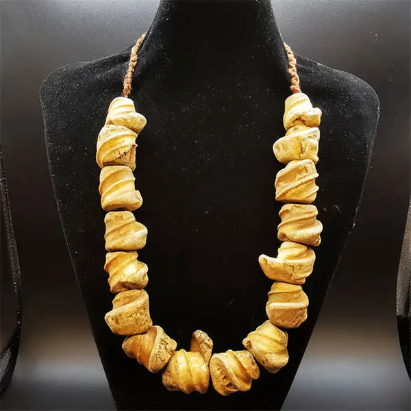White Conch Shell Beads-ToShay.org