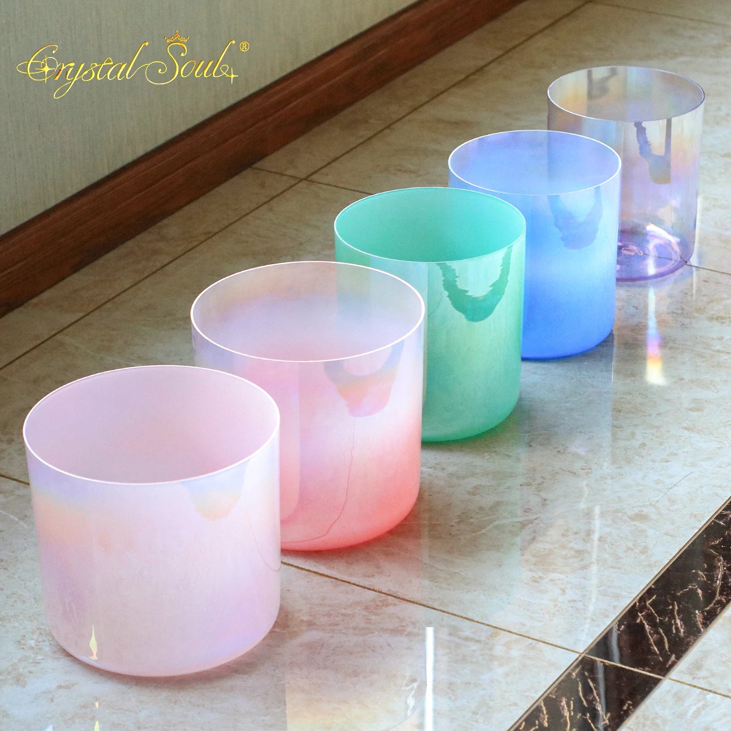 Mixed Crystal Singing Bowl Set-ToShay.org