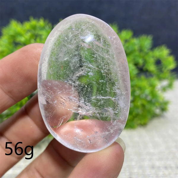 Clear Crystal Palm Stone-ToShay.org