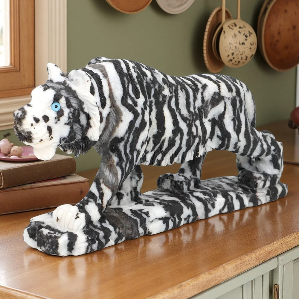 Black White Zebra Stone Tiger-ToShay.org