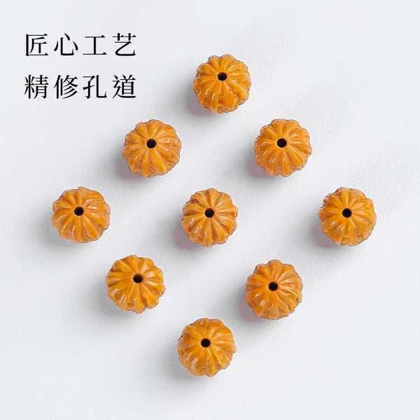 Brown Walnut Buddha Beads-ToShay.org