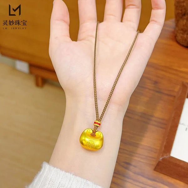 Gold Nugget Pendant-ToShay.org