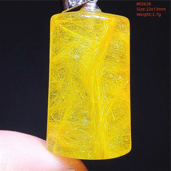 Yellow Rutilated Quartz Pendant-ToShay.org