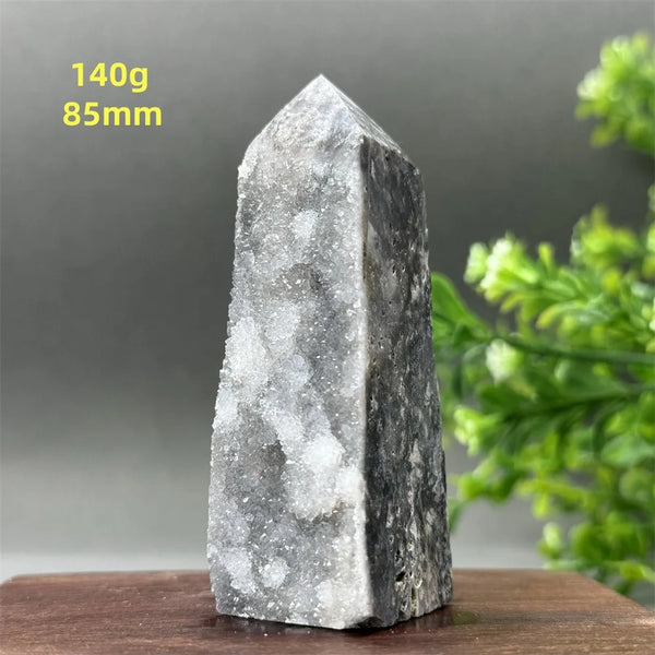 Purple Sphalerite Geode Obelisk-ToShay.org