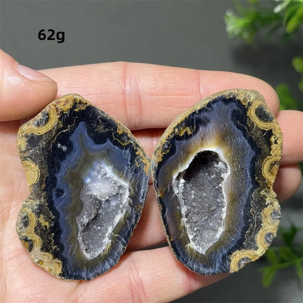 Mixed Agate Crystal Cave Egg-ToShay.org