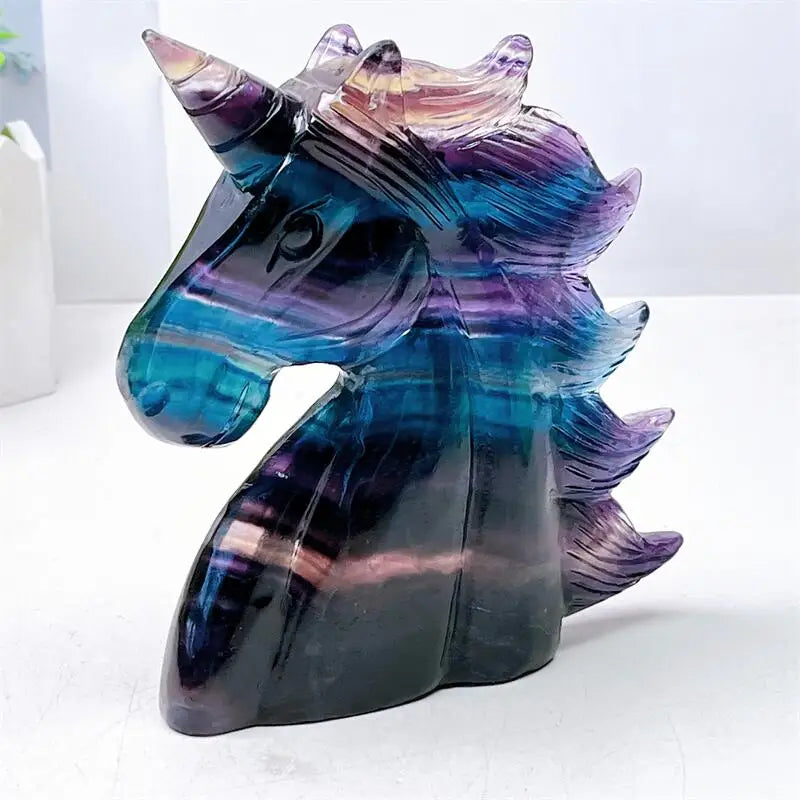 Rainbow Fluorite Unicorn-ToShay.org