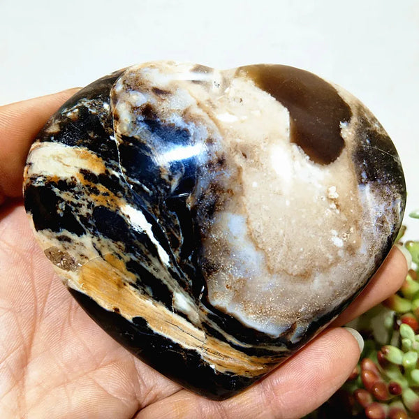 Grey Opal Crystal Heart-ToShay.org