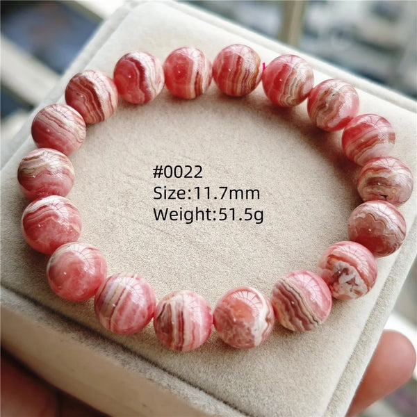 Pink Rhodochrosite Bracelet-ToShay.org