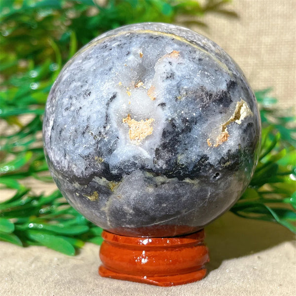 Purple Sphalerite Druzy Ball-ToShay.org