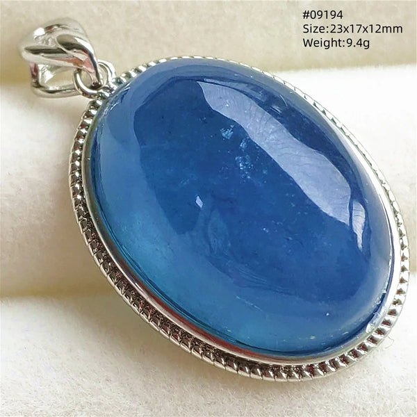 Blue Aquamarine Pendant-ToShay.org