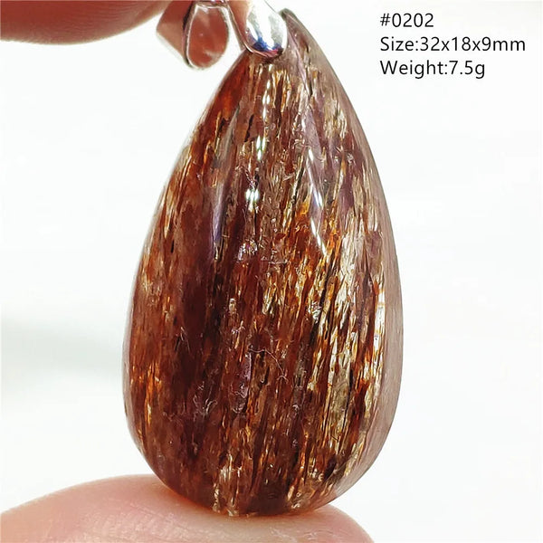 Gold Rutilated Quartz Pendant-ToShay.org