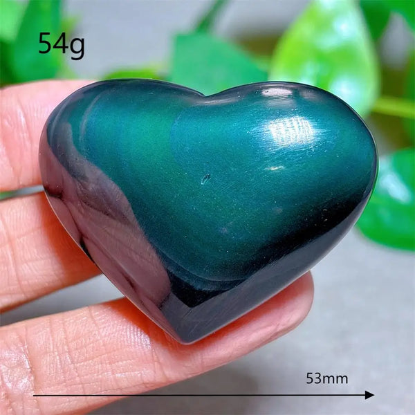 Rainbow Obsidian Heart-ToShay.org