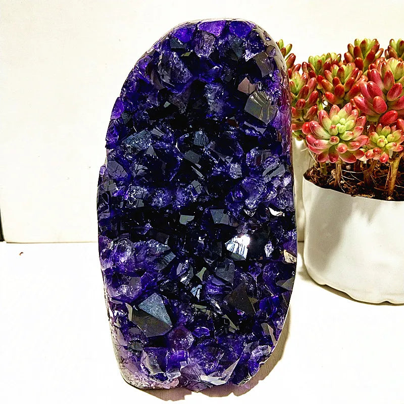 Purple Amethyst Geode Quartz-ToShay.org