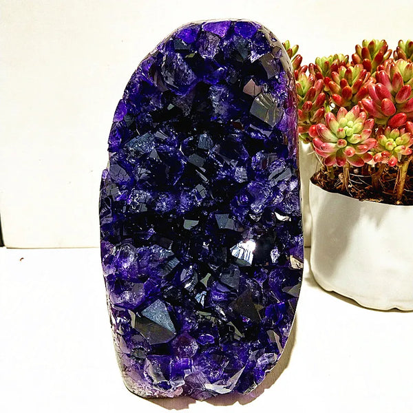 Purple Amethyst Geode Quartz-ToShay.org