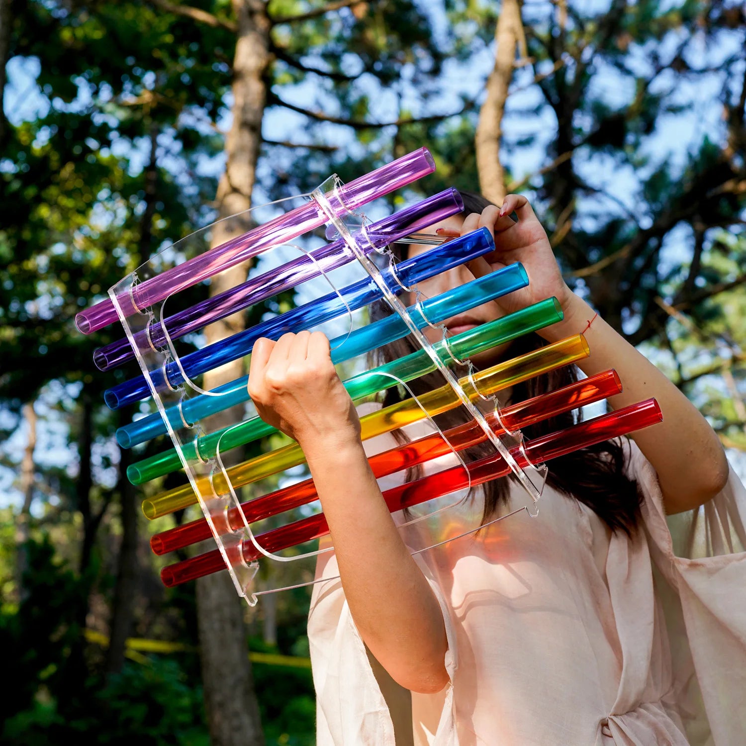 Rainbow Crystal Singing Harp-ToShay.org