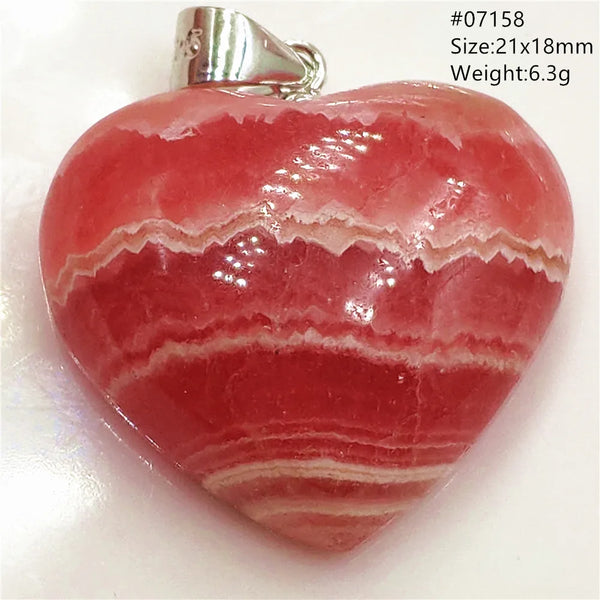 Red Rhodochrosite Pendant-ToShay.org